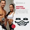 Nebula Gym Power Lat Pull Down Bar Attachments Set