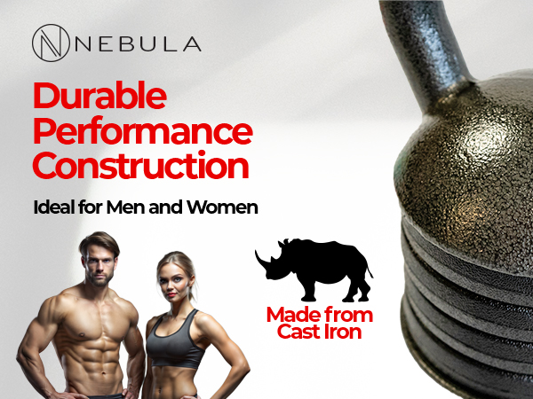 Nebula Adjustable Iron Kettlebell Weights