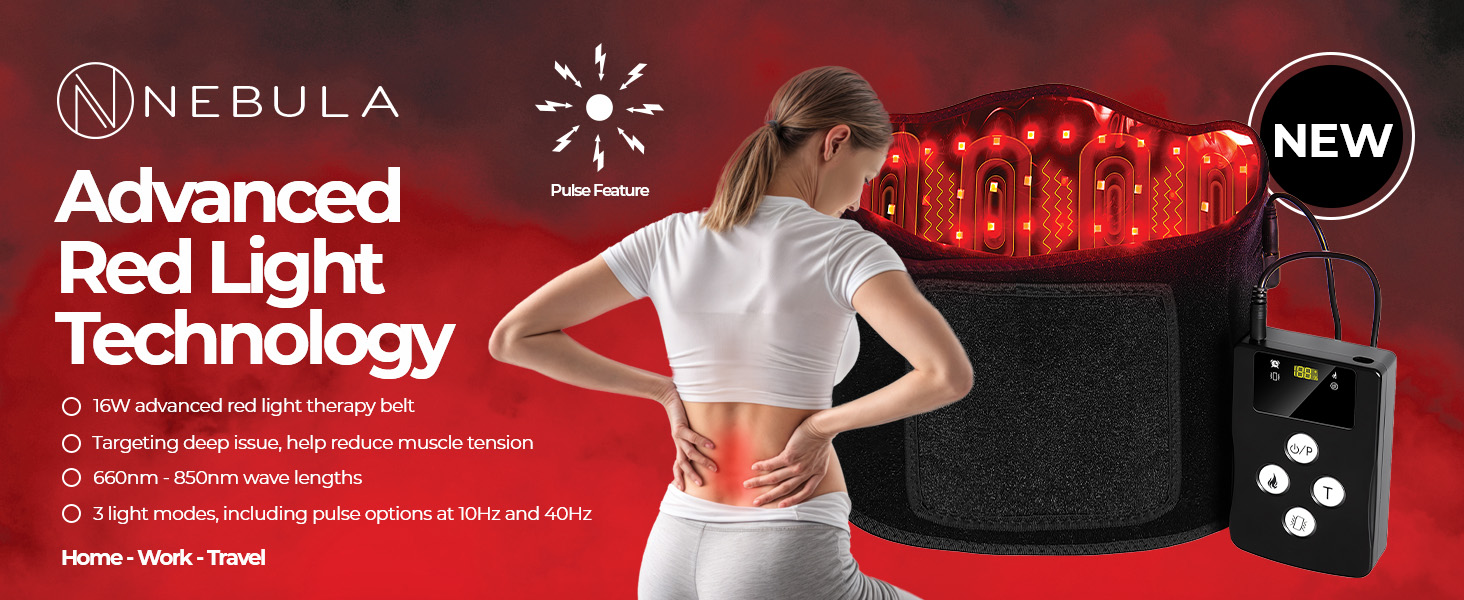 Nebula Red Light Therapy Vibration Belt1