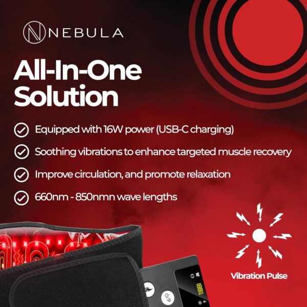 Nebula Red Light Therapy Vibration Belt