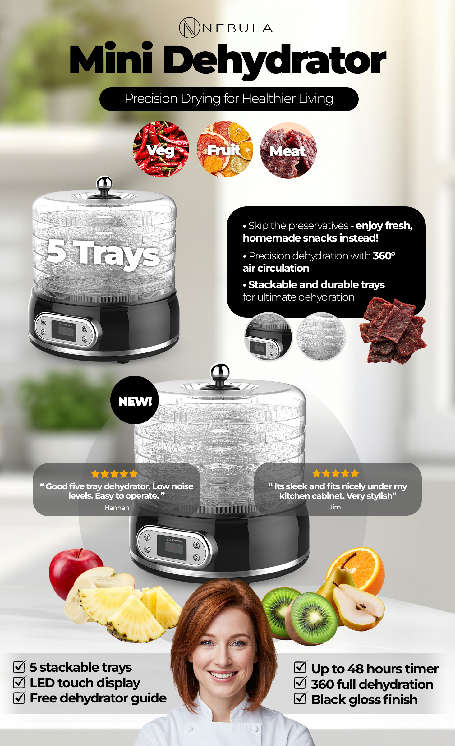 Nebula Mini Dehydrator food