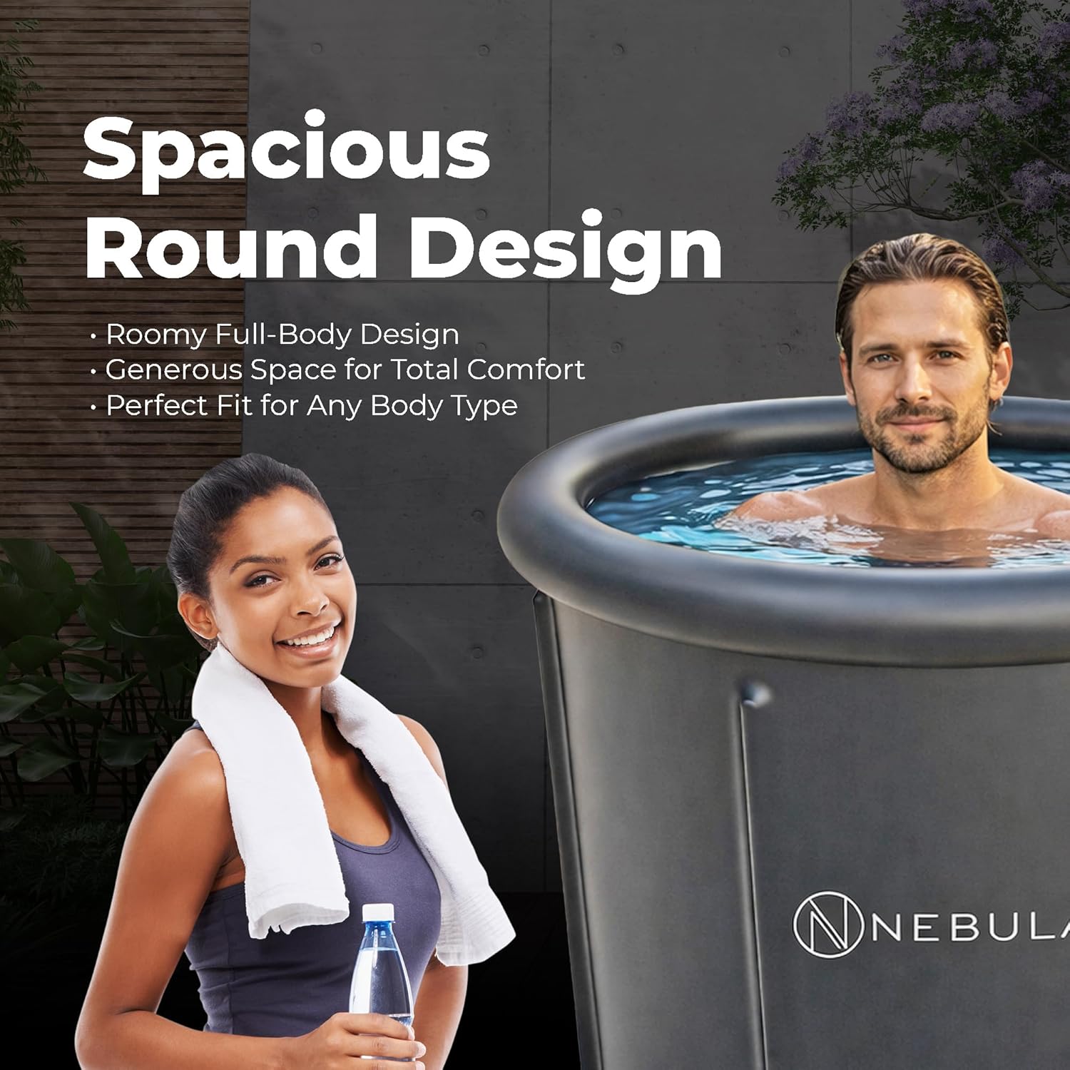 Nebula Cold Plunge Tub Nebula 360L Cold Plunge 3