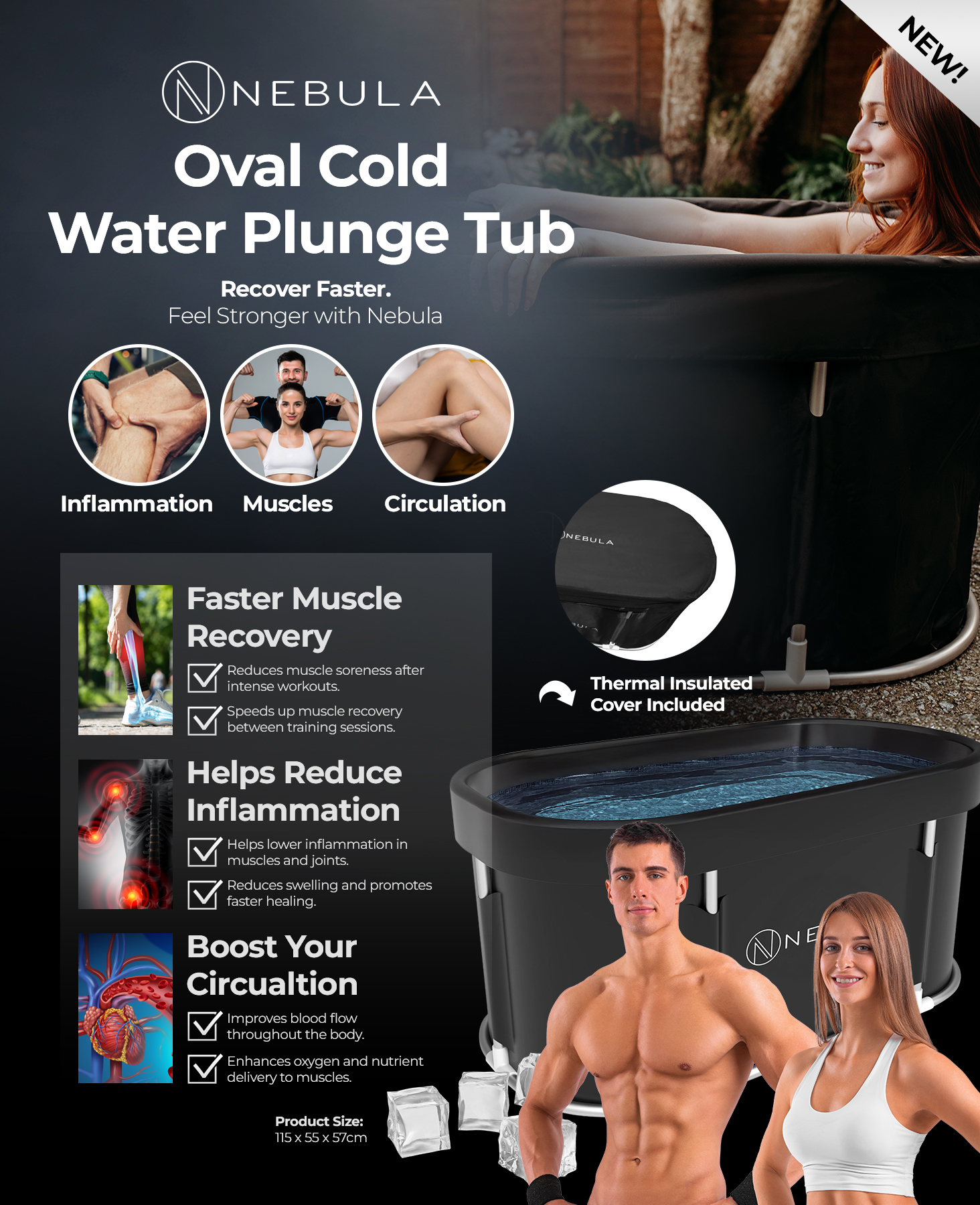 Nebula Cold Plunge Tub