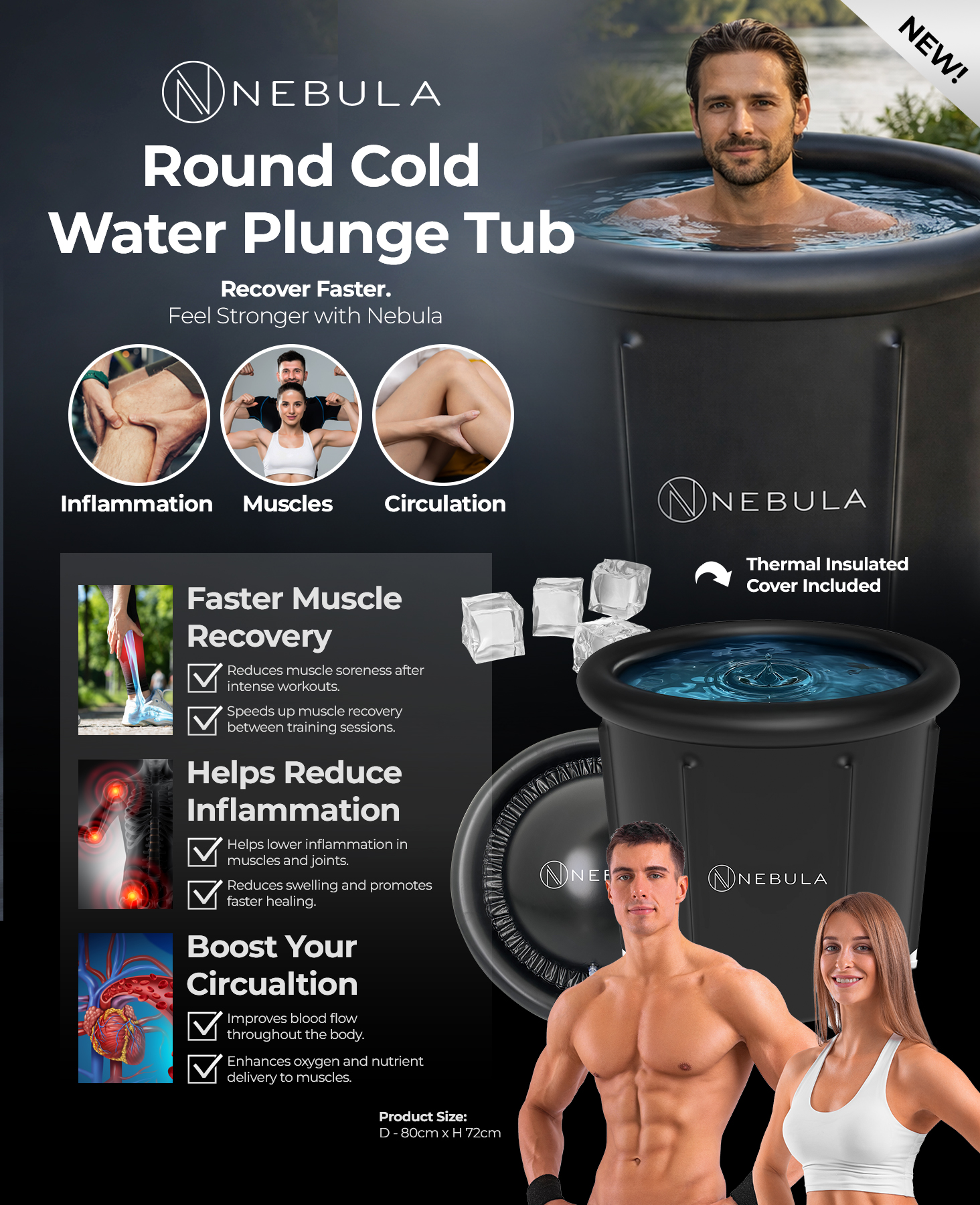 Nebula Cold Plunge Tub