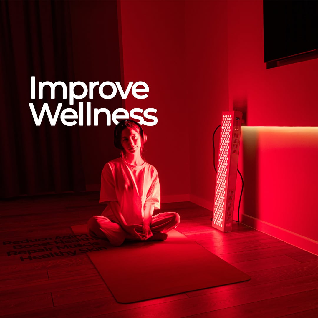 red light therapy session