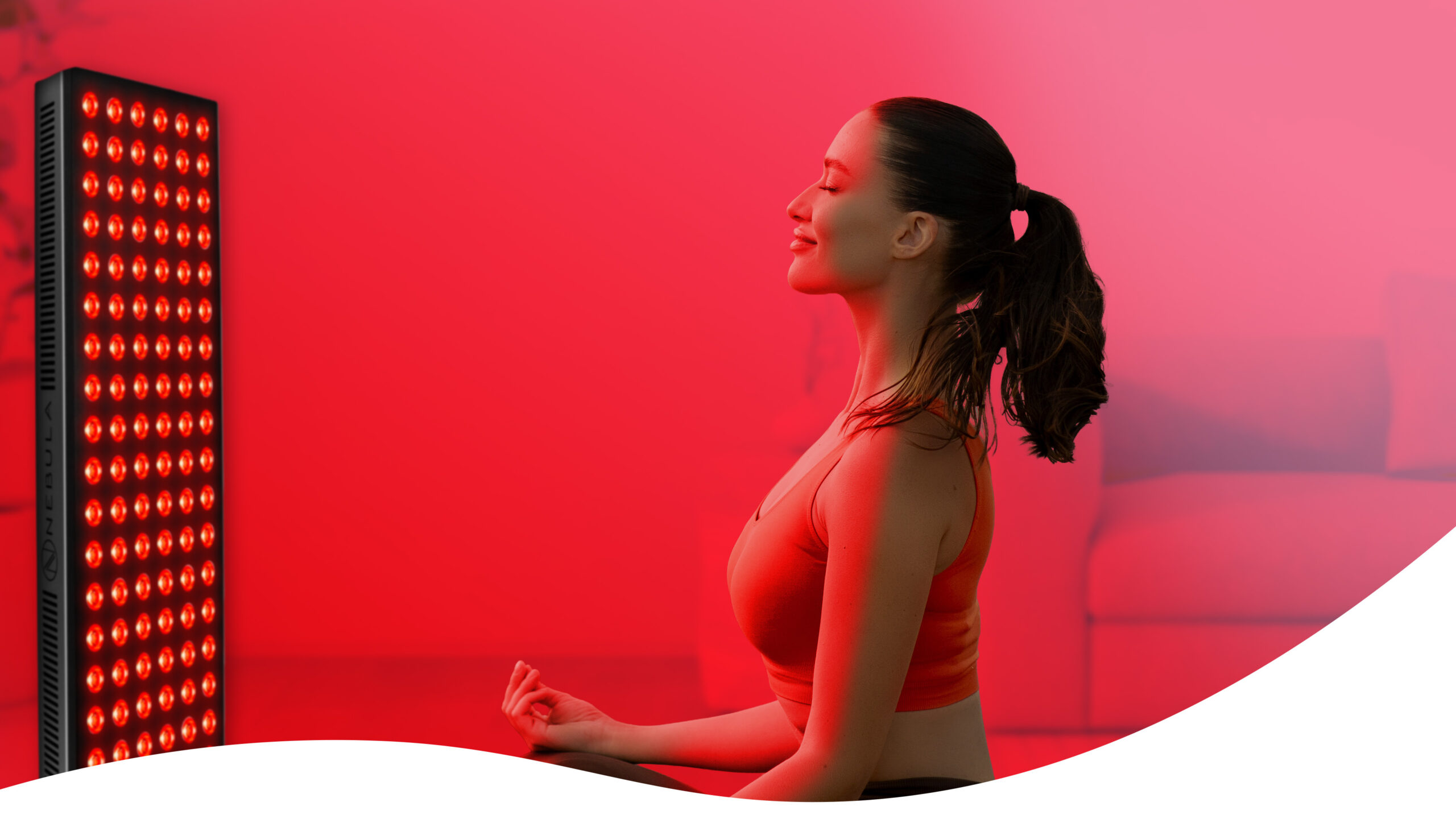 nebula red light banner