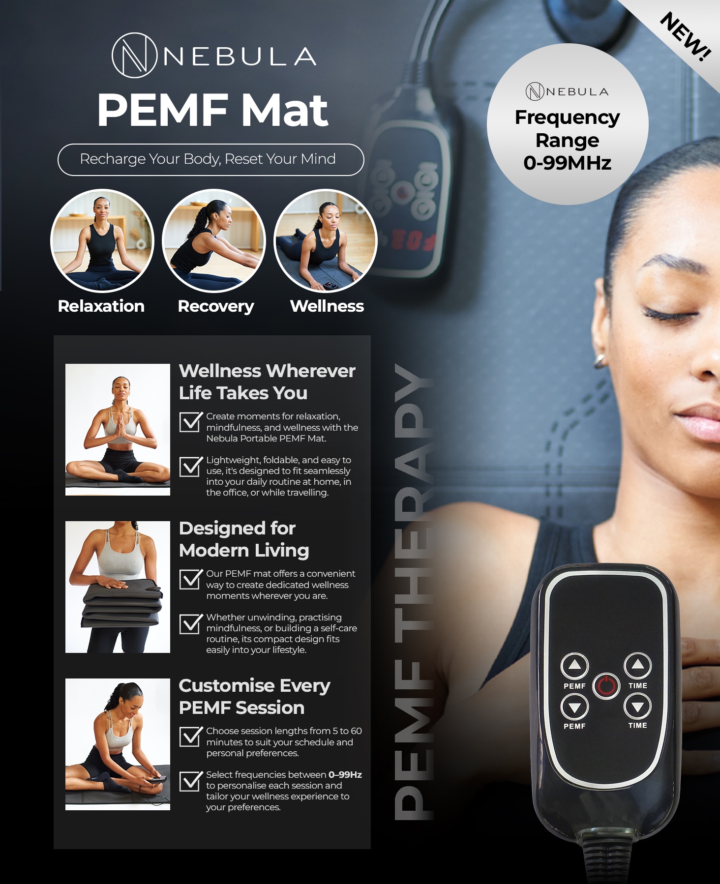 Pulsed Electromagnetic Field (PEMF) Mat
